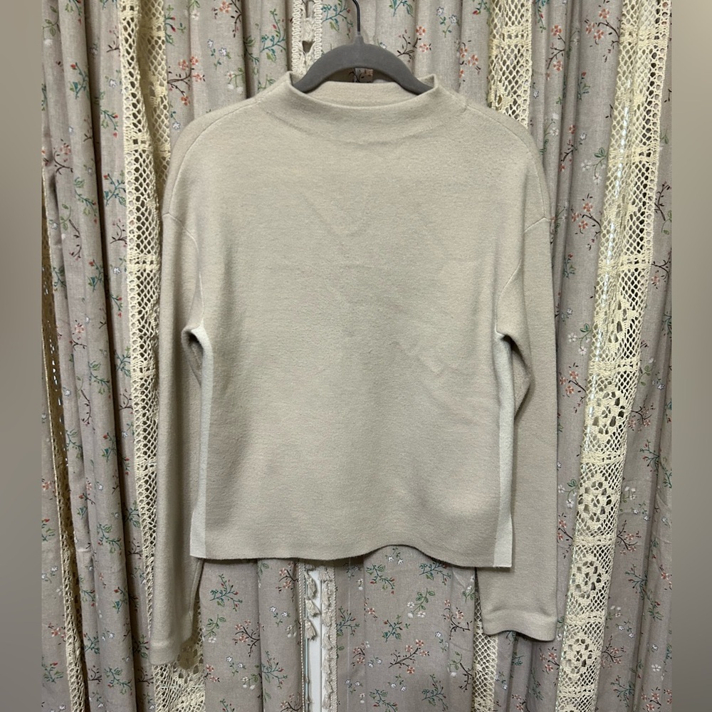 Haven Well‎ Within Tuxedo Stripe Funnel Neck Pullover Sweater Size XS